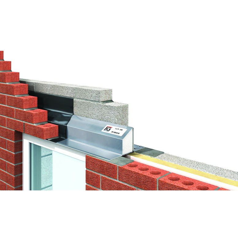 IG Ltd 95-100mm Steel Cavity Wall Lintel - 900mm