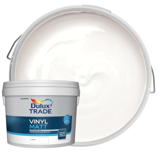 Dulux Trade Vinyl Matt Emulsion Paint - White