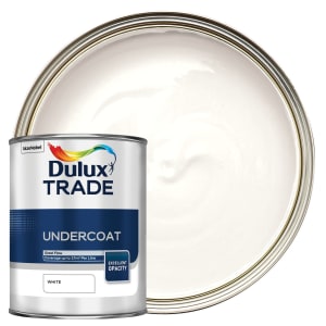 Dulux Trade Undercoat Paint - White - 1L