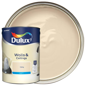 Dulux Matt Emulsion Paint - Ivory - 5L