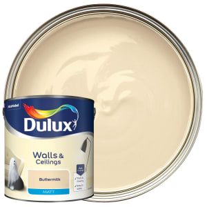 Dulux Matt Emulsion Paint - Buttermilk - 2.5L