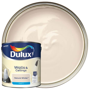 Dulux Matt Emulsion Paint - Natural Wicker - 2.5L