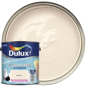 Dulux Easycare Bathroom Soft Sheen Emulsion Paint - Magnolia - 2.5L