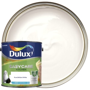 Dulux Easycare Kitchen Matt Emulsion Paint - Pure Brilliant White - 2.5L