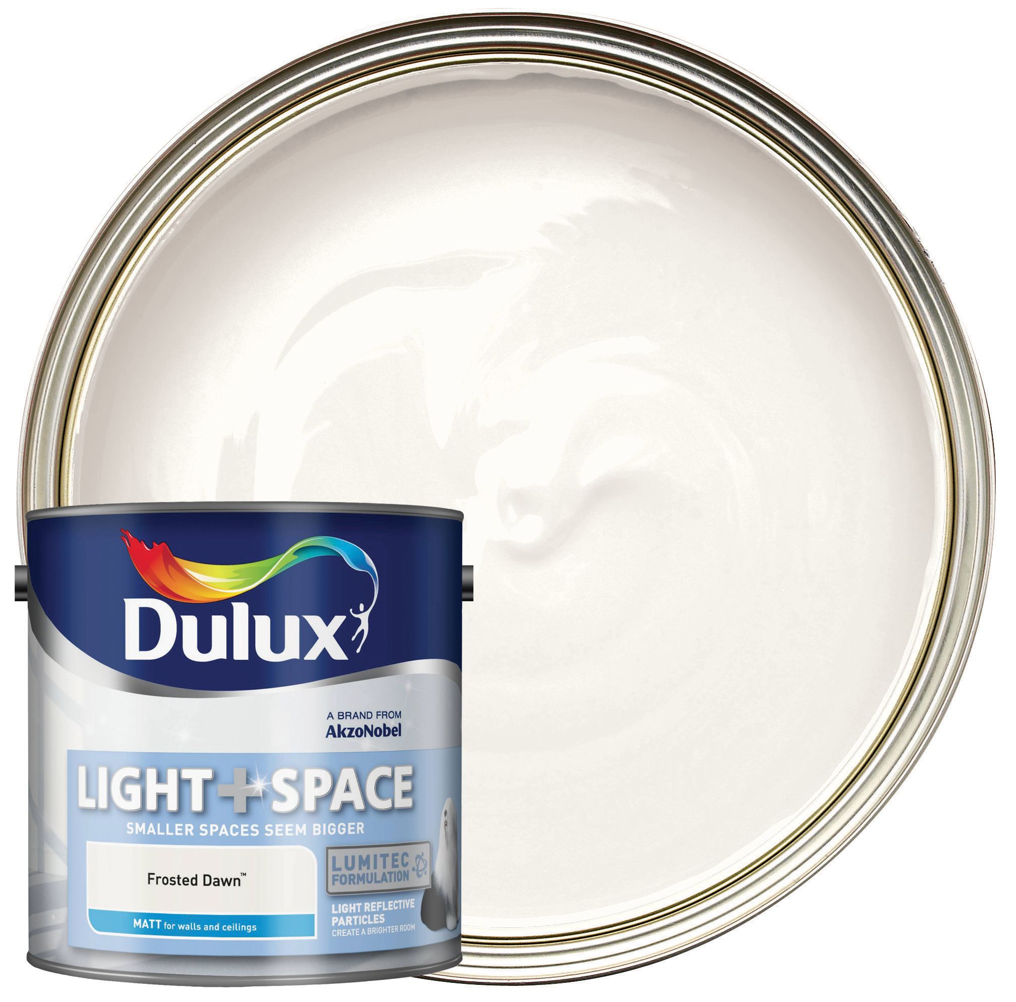 Dulux Light+ Space Matt Emulsion Paint - Frosted Dawn - 2.5L