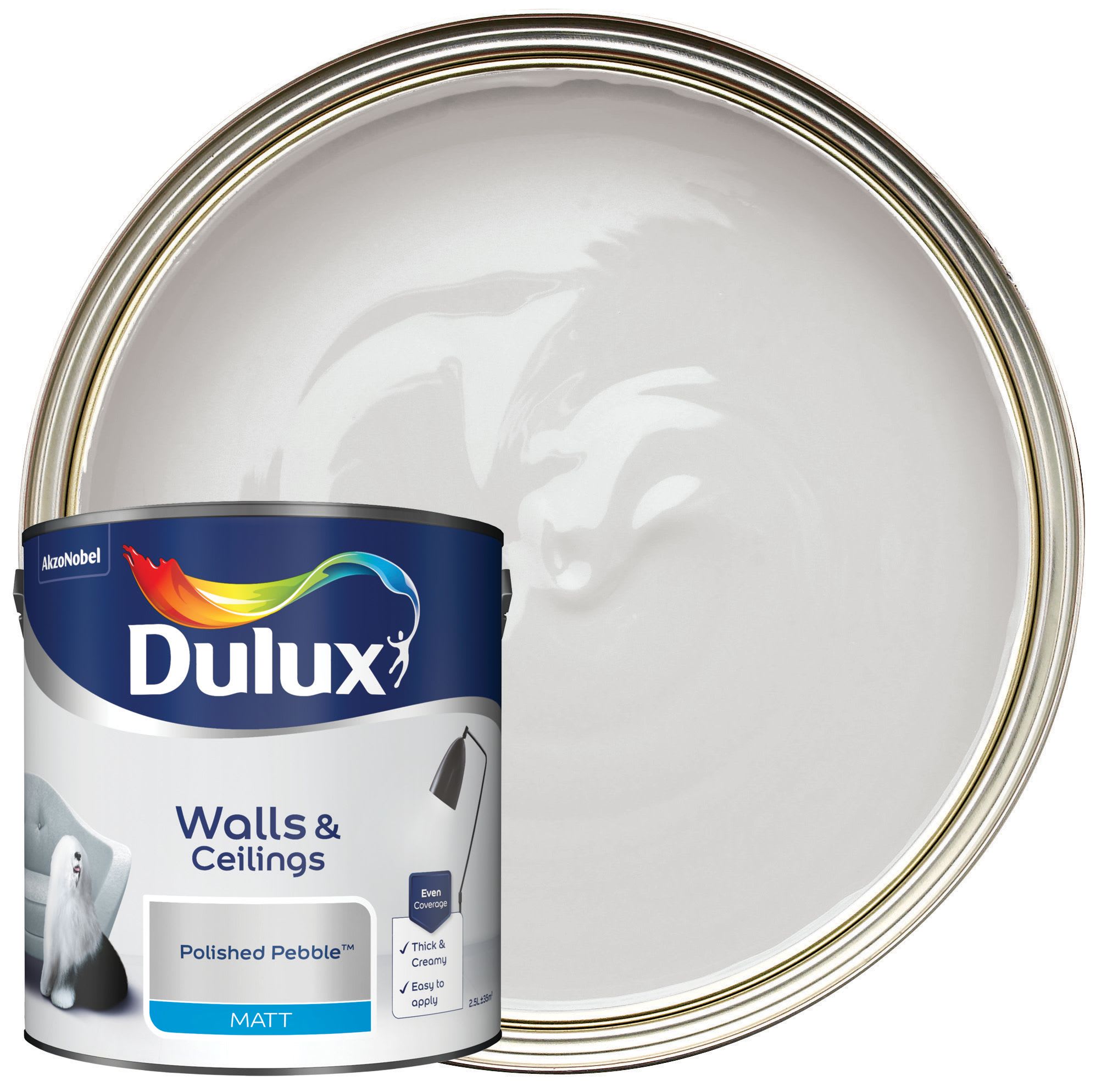 Dulux Matt Emulsion Paint - Polished Pebble -