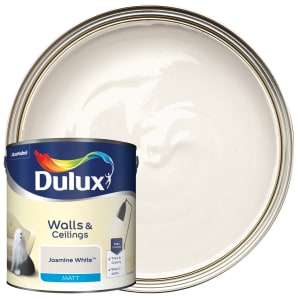 Dulux Matt Emulsion Paint - Jasmine White - 2.5L