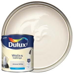 Dulux Matt Emulsion Paint - Almond White - 2.5L