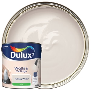Dulux Silk Emulsion Paint - Nutmeg White - 2.5L