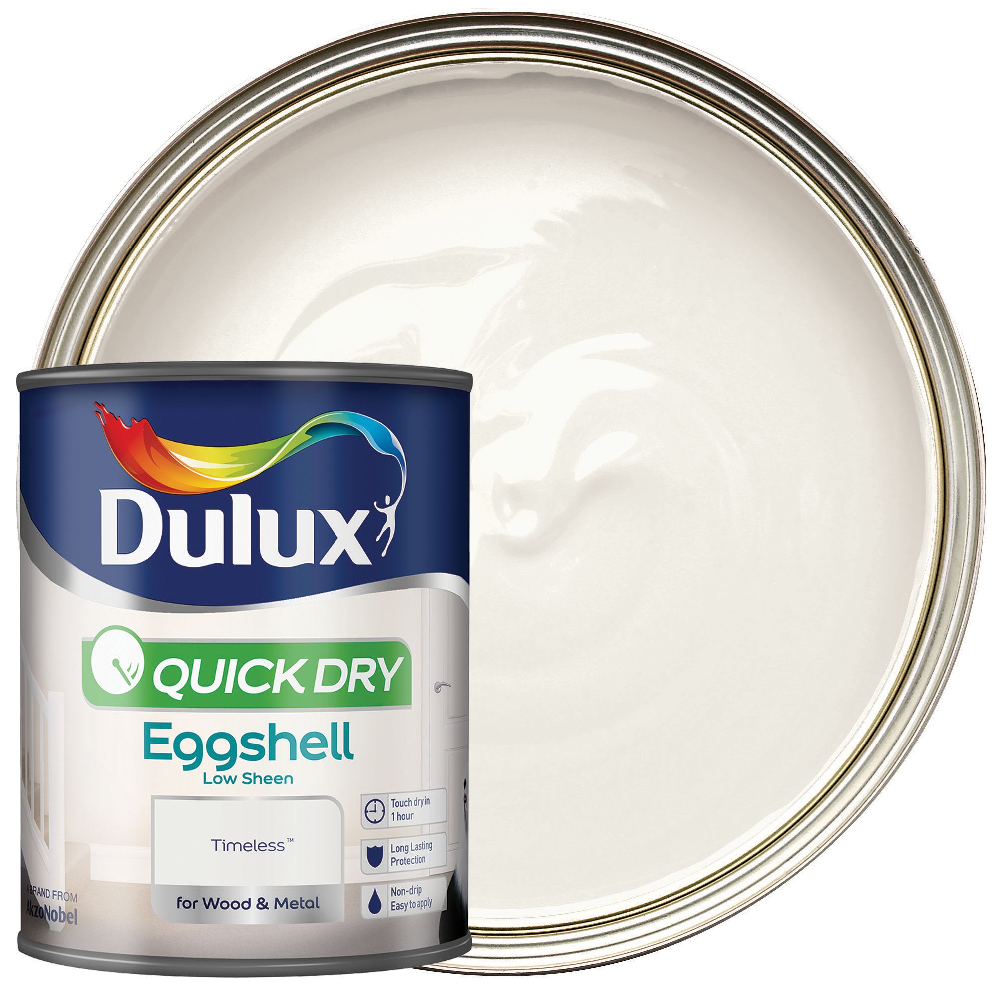 Dulux Quick Dry Eggshell Paint - Timeless -