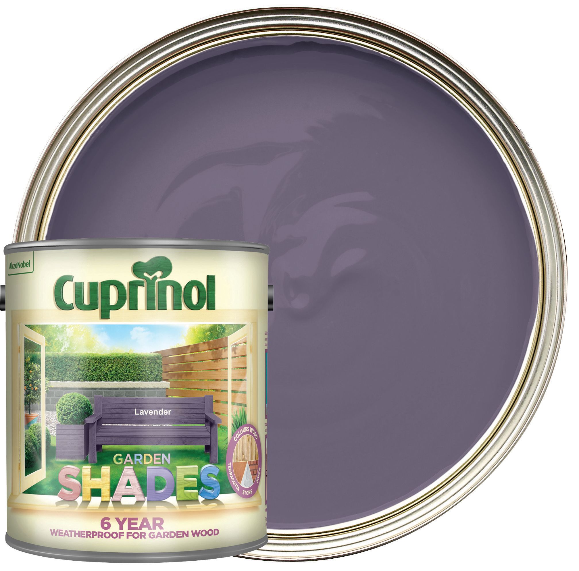 Image of Cuprinol Garden Shades Matt Wood Treatment - Lavender 2.5L