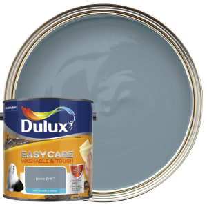Dulux Easycare Washable & Tough Matt Emulsion Paint - Denim Drift - 2.5L