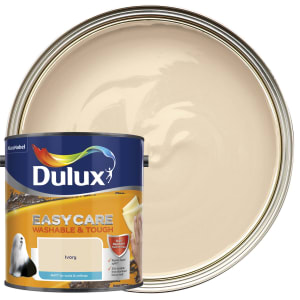 Dulux Easycare Washable & Tough Matt Emulsion Paint - Ivory - 2.5L