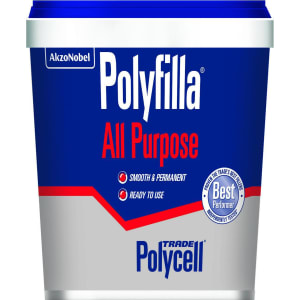 Polycell Trade Polyfilla Ready Mixed All Purpose Filler - 1kg