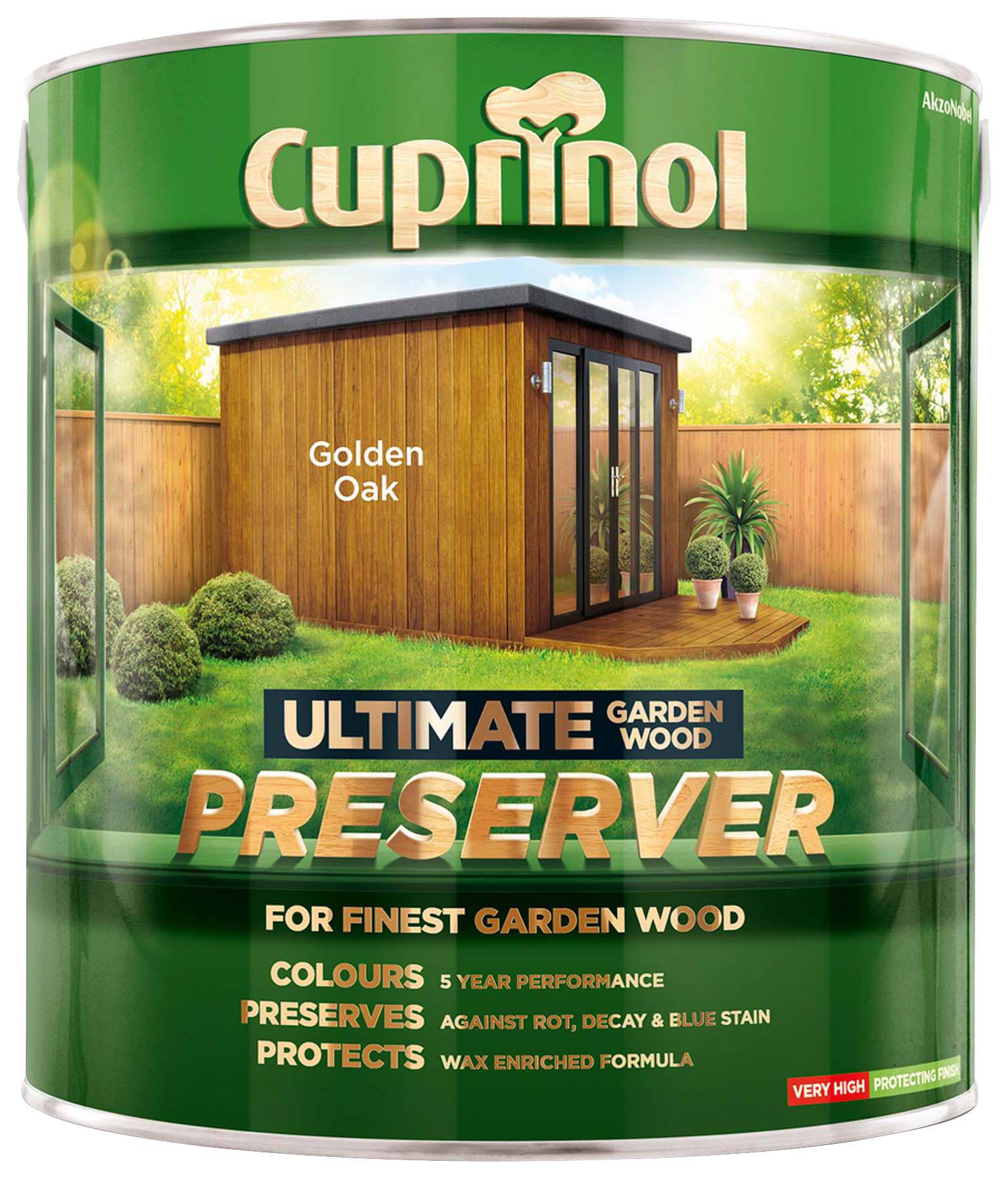 Image of Cuprinol Ultimate Garden Wood Preserver - Golden Cedar - 4L
