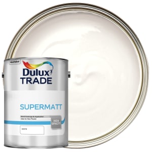 Dulux Trade Supermatt Emulsion Paint - White - 5L
