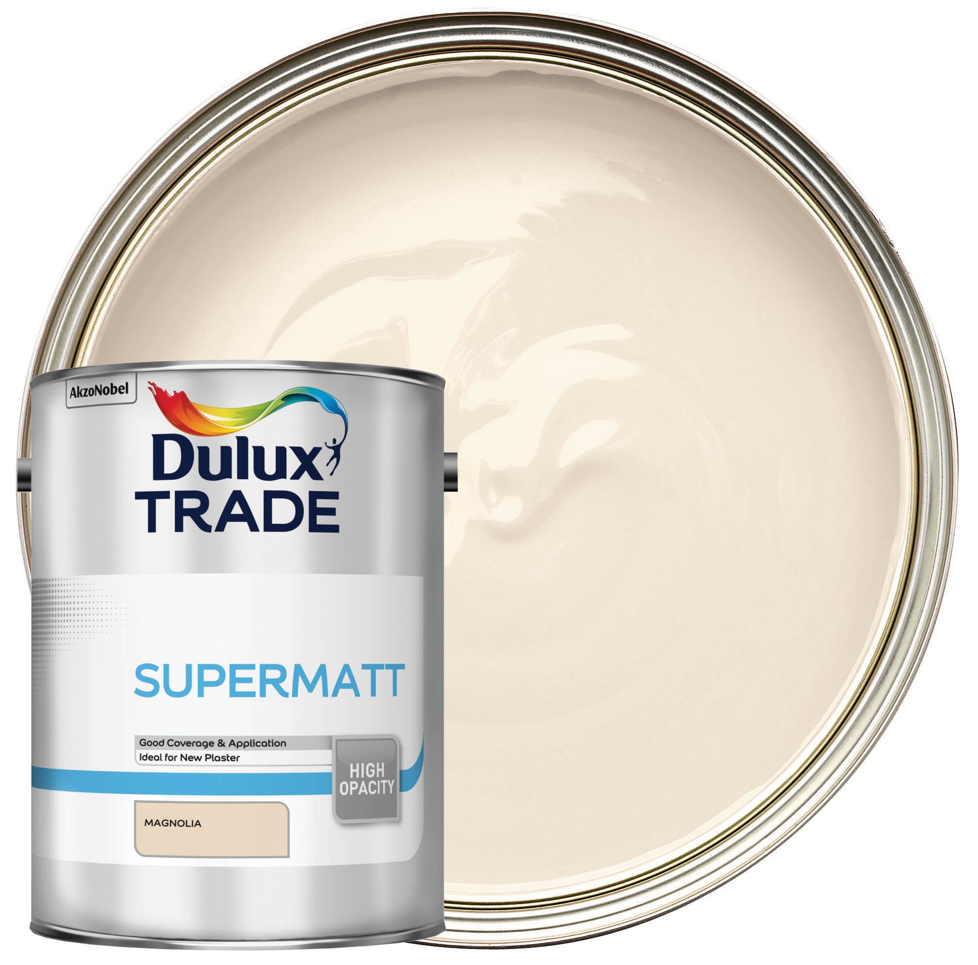 Image of Dulux Supermatt Matt Emulsion Paint - Magnolia - 5L