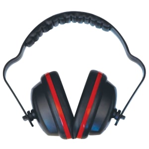 Wickes Master Ear Defenders - Red and Black