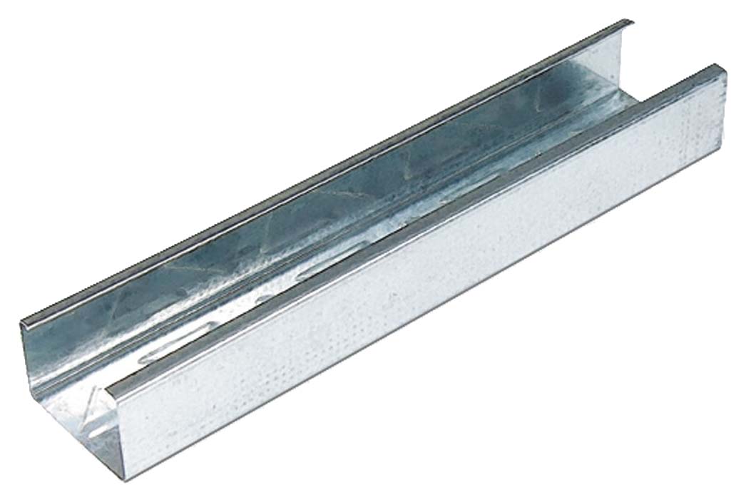 Image of Knauf Galvanised Metal C-Stud - 0.55mm x 50mm x 2.4m