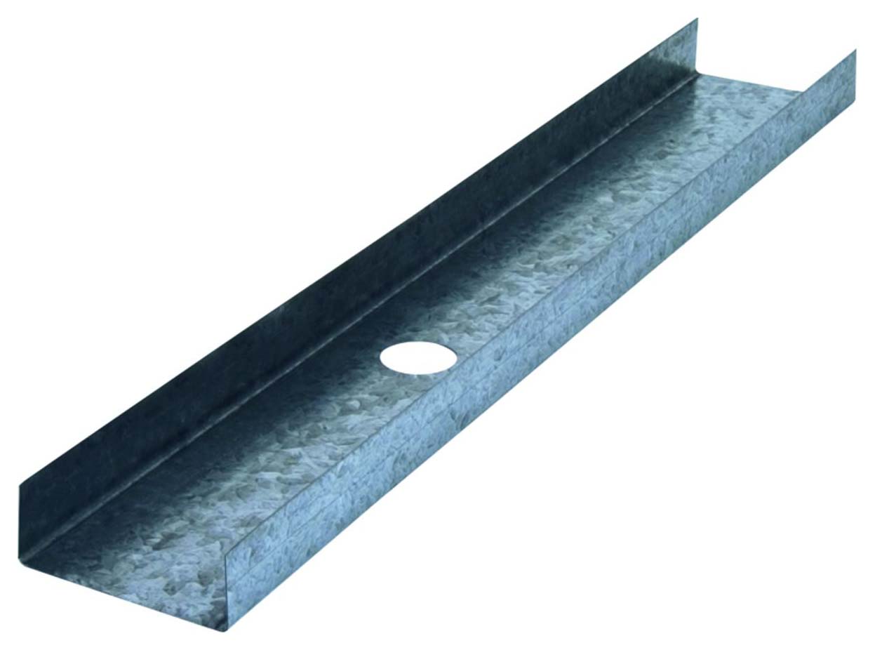 Image of Knauf Galvanised Metal U Channel - 0.55mm x 72mm x 3m