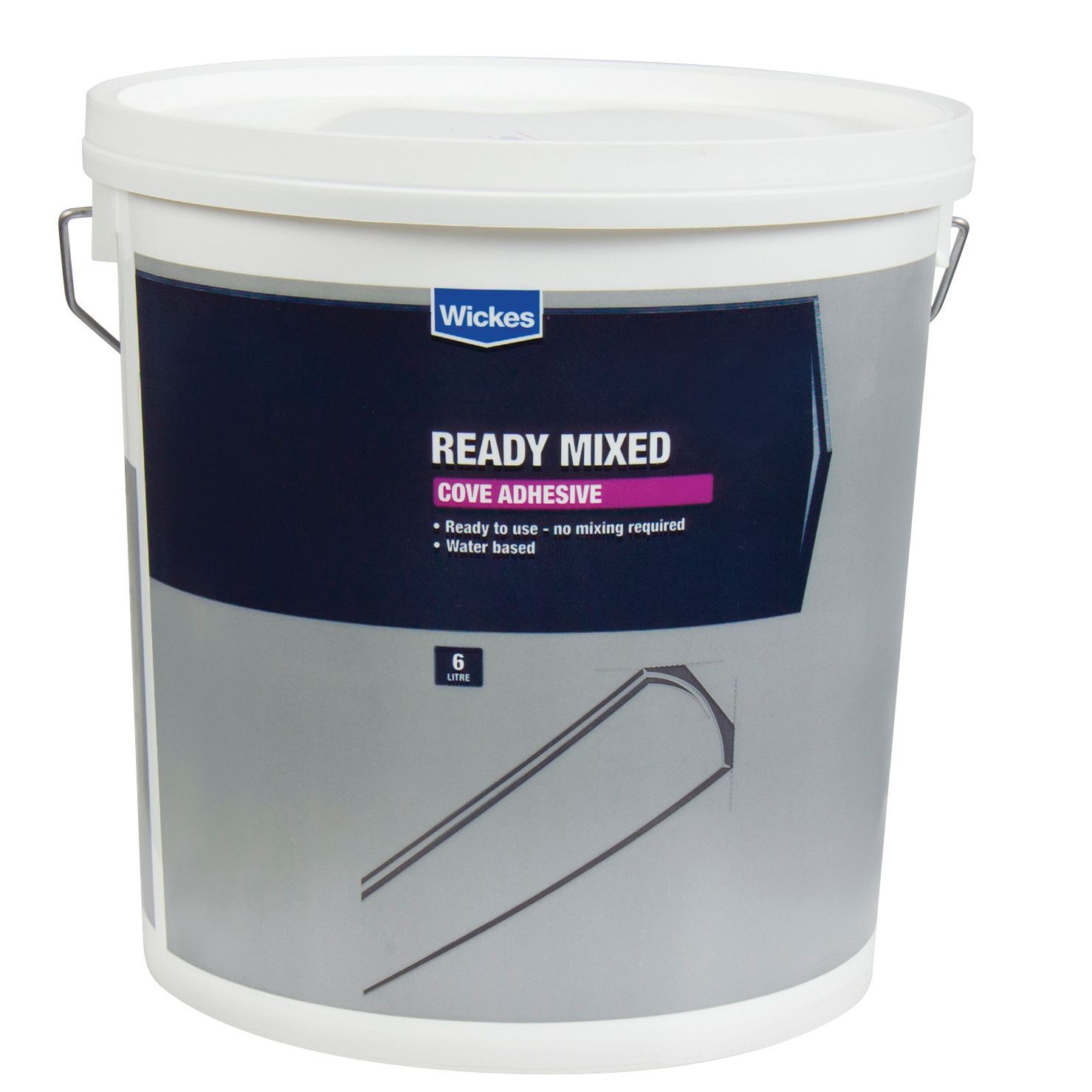 Image of Wickes Ready Mixed Coving Adhesive 6L