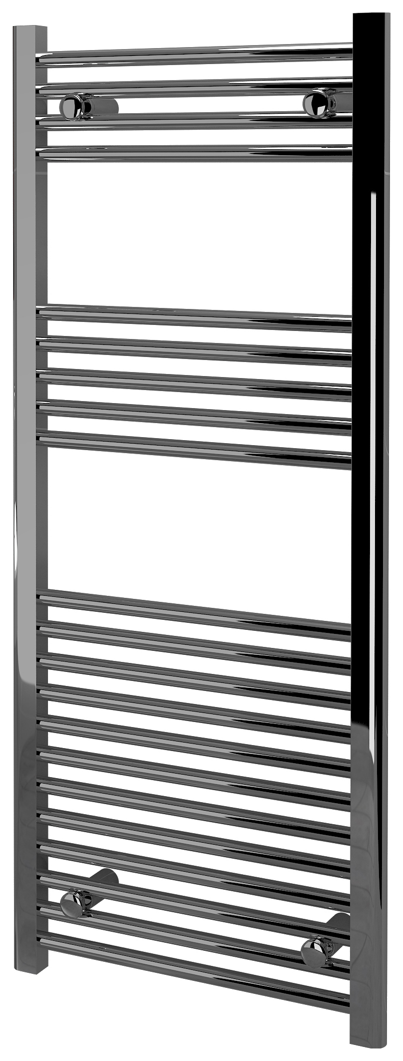 Kudox Chrome Straight Towel Radiator - 1200 x 500mm