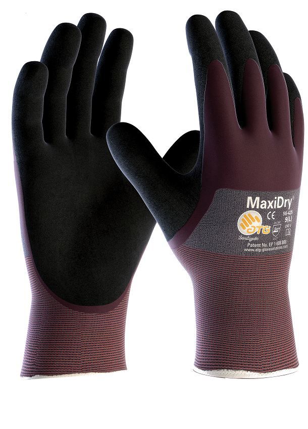 ATG 56-425 MaxiDry Work Gloves - Large / Size 9
