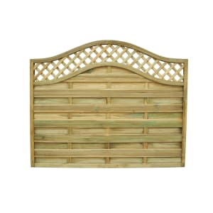 Forest Garden Pressure Treated Bristol Fence Panel 1800 x 1500mm 6 x 5ft Multi Packs