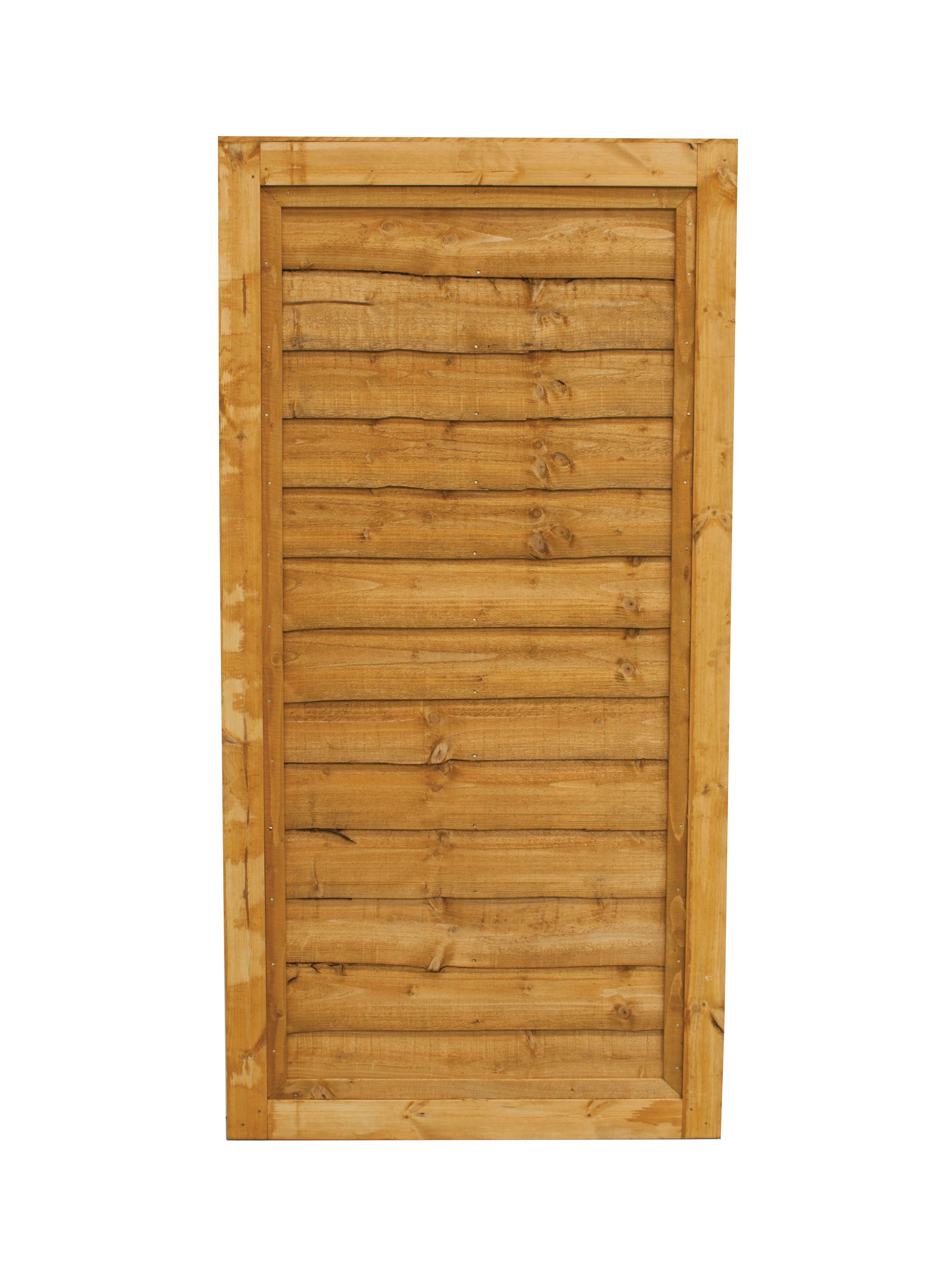 Image of Forest Garden Traditional Overlap Timber Gate - 915 X 1815 Mm