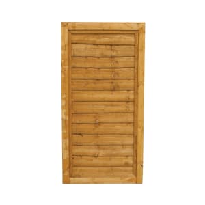 Forest Garden Traditional Overlap Timber Gate - 915 X 1815 Mm