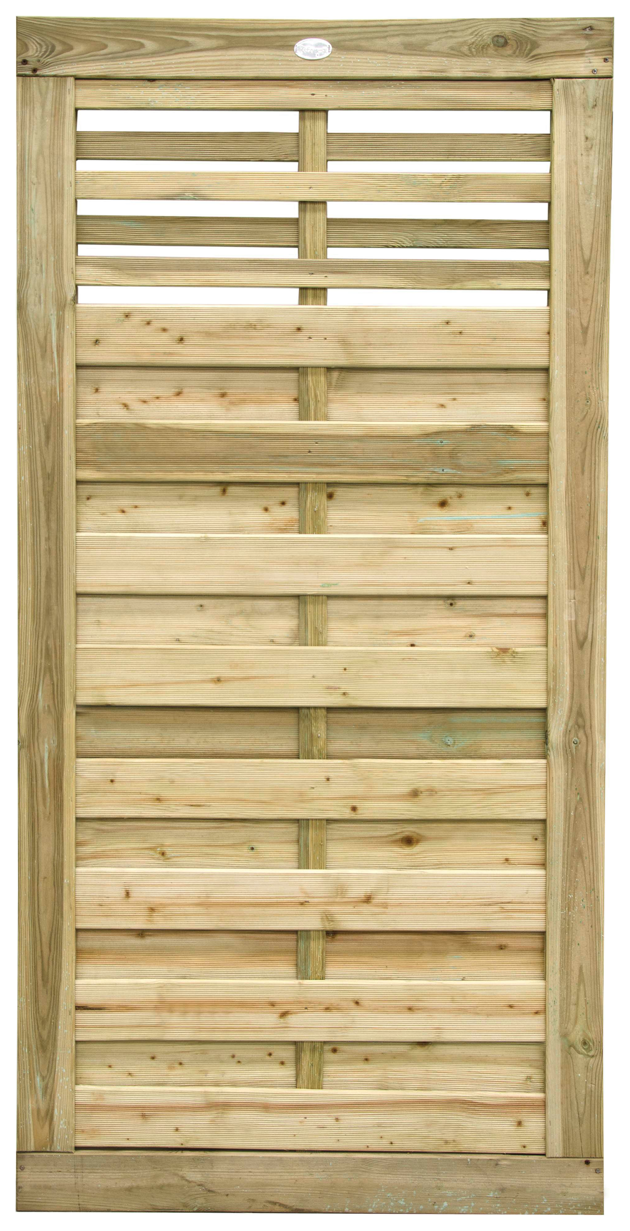 Forest Garden Kyoto Slatted Timber Gate - 900 x 1800mm