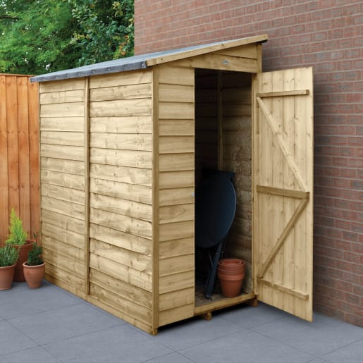 Forest Garden 6 X 3 Ft Small Lean To, Small Garden Sheds 6 X 3