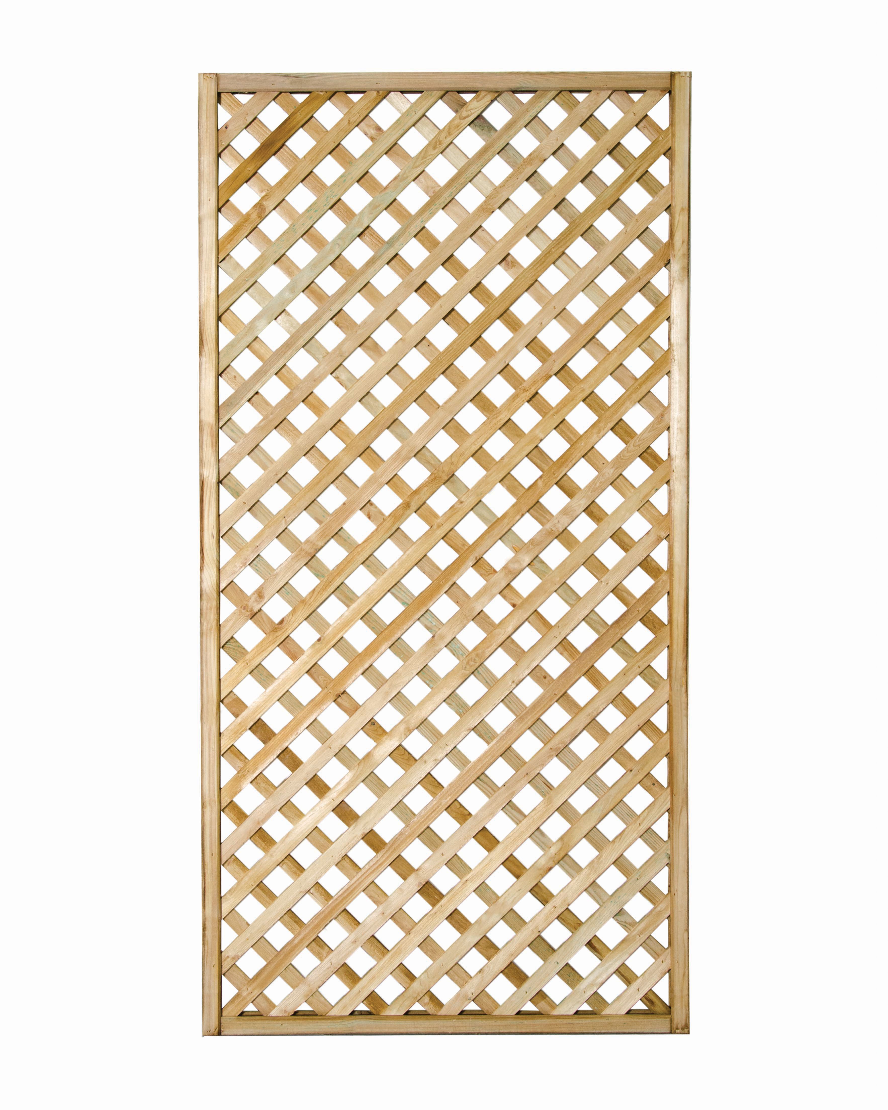 Forest Garden Diamond Lattice Trellis - 1800 x 900mm