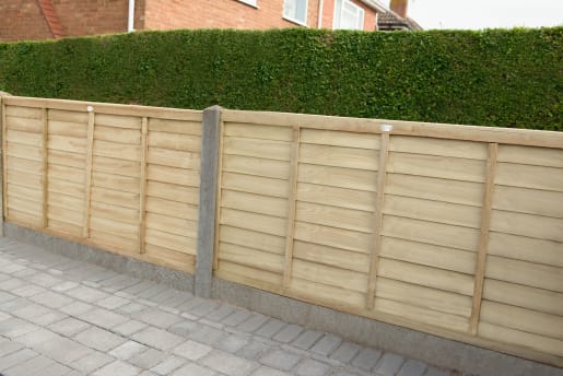 Forest Garden Pressure Treated Overlap Fence Panels -