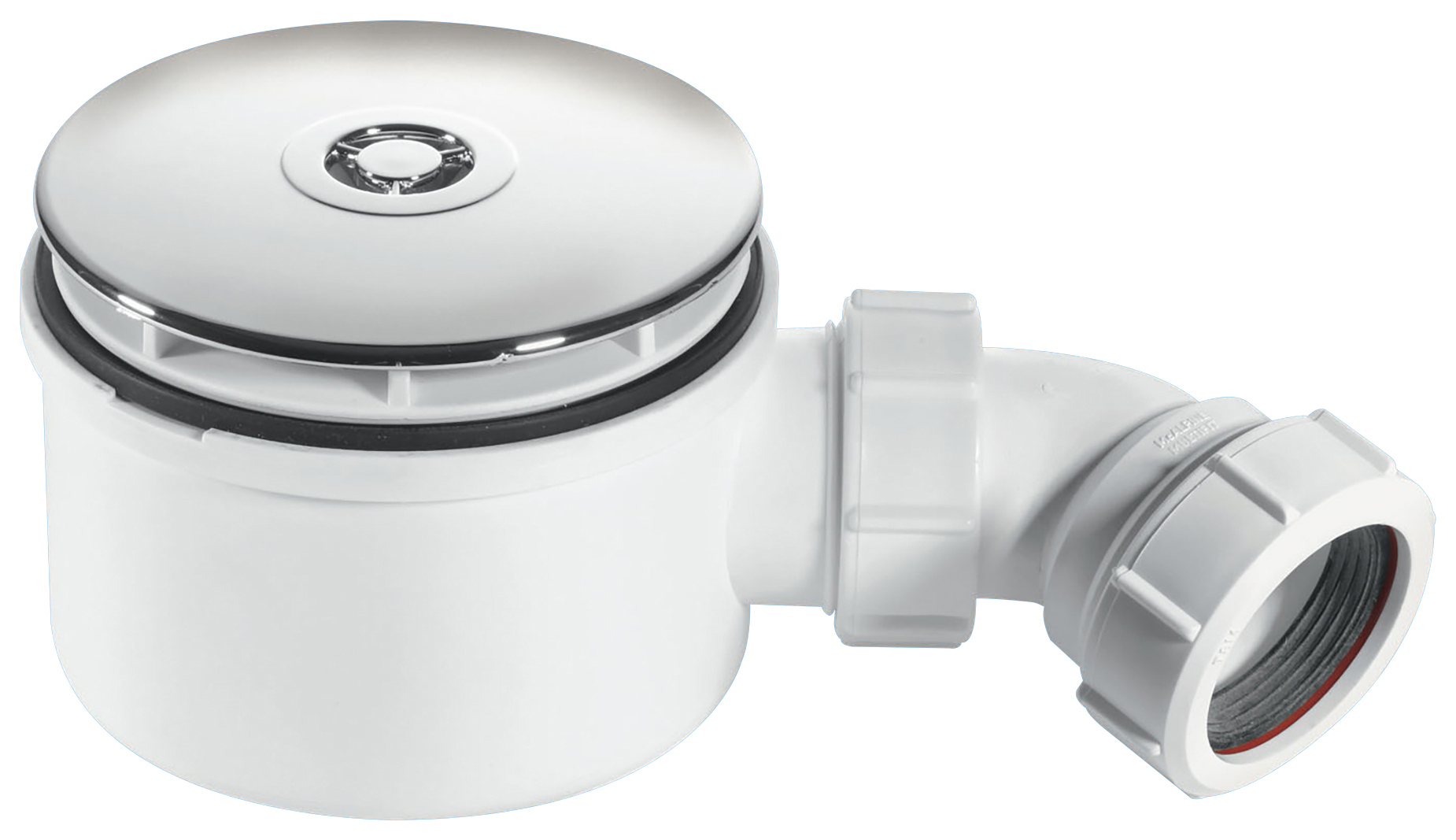 McAlpine ST90CP10-70 - Shower Trap - Chrome - 38mm