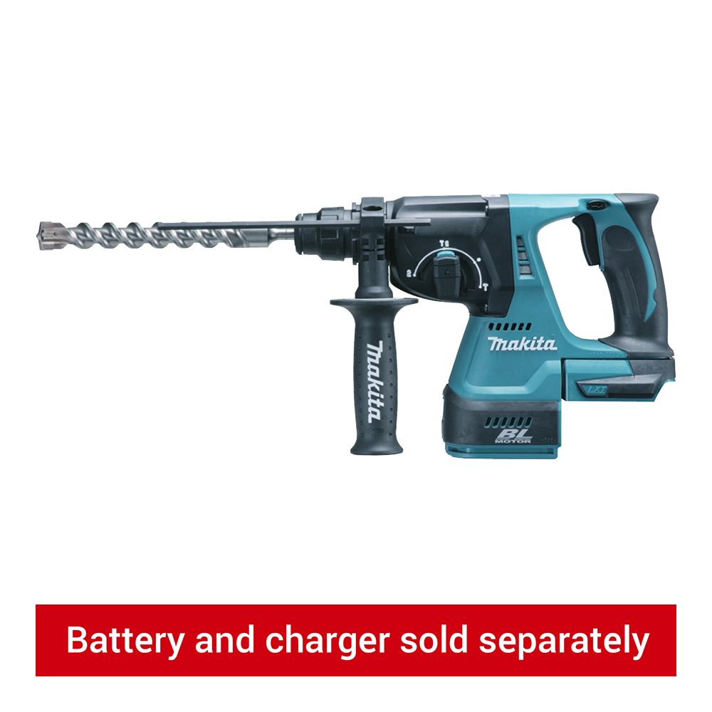 Image of Makita DHR242Z 18V Li-Ion Brushless Cordless SDS+ Rotary Hammer Drill - Bare