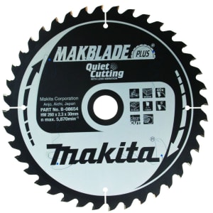 Makita B-08654 Makblade Plus 40 Teeth Circular Saw Blade - 260 x 30mm