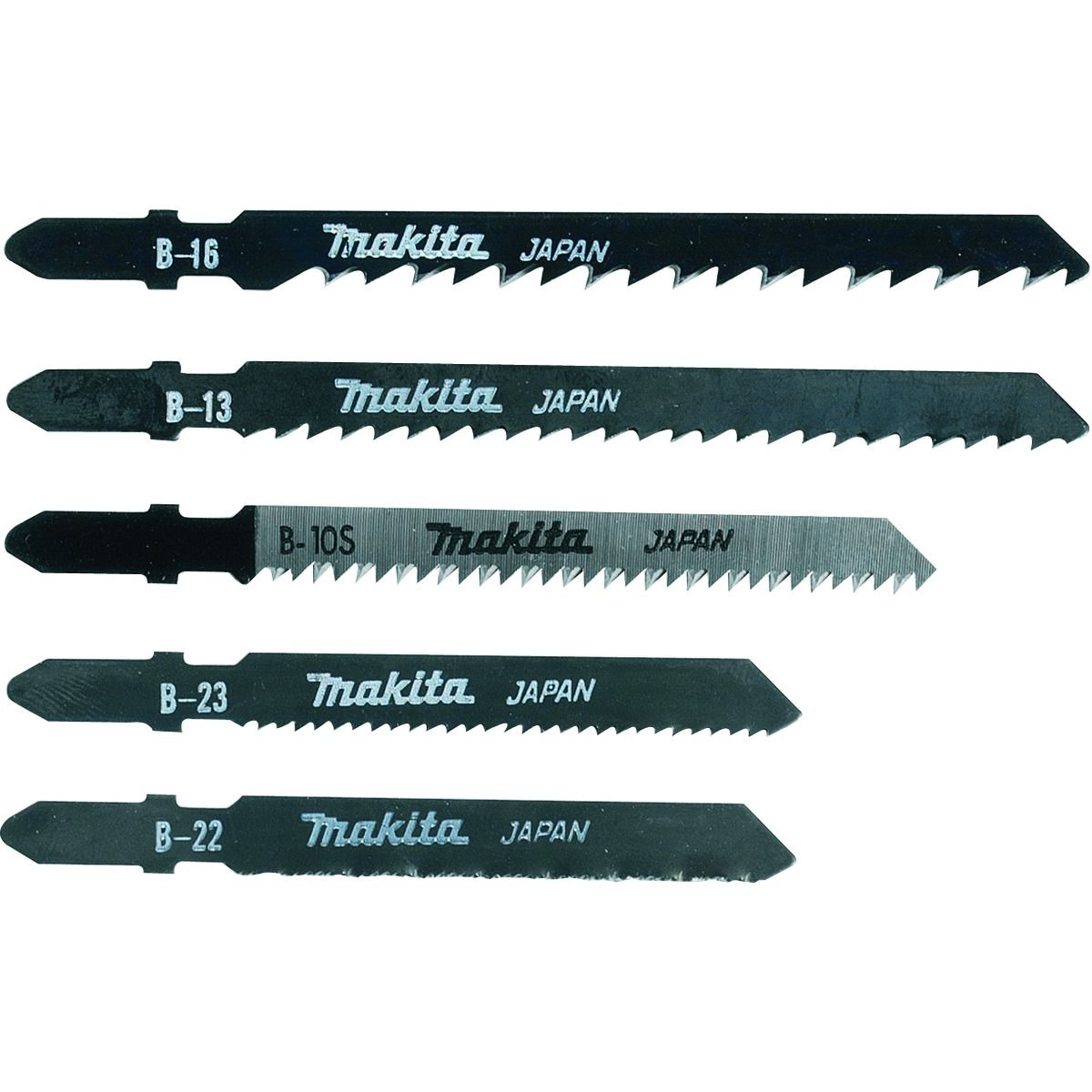 Image of Makita A-86898 Jigsaw Blades Mixed Purpose - Pack of 5