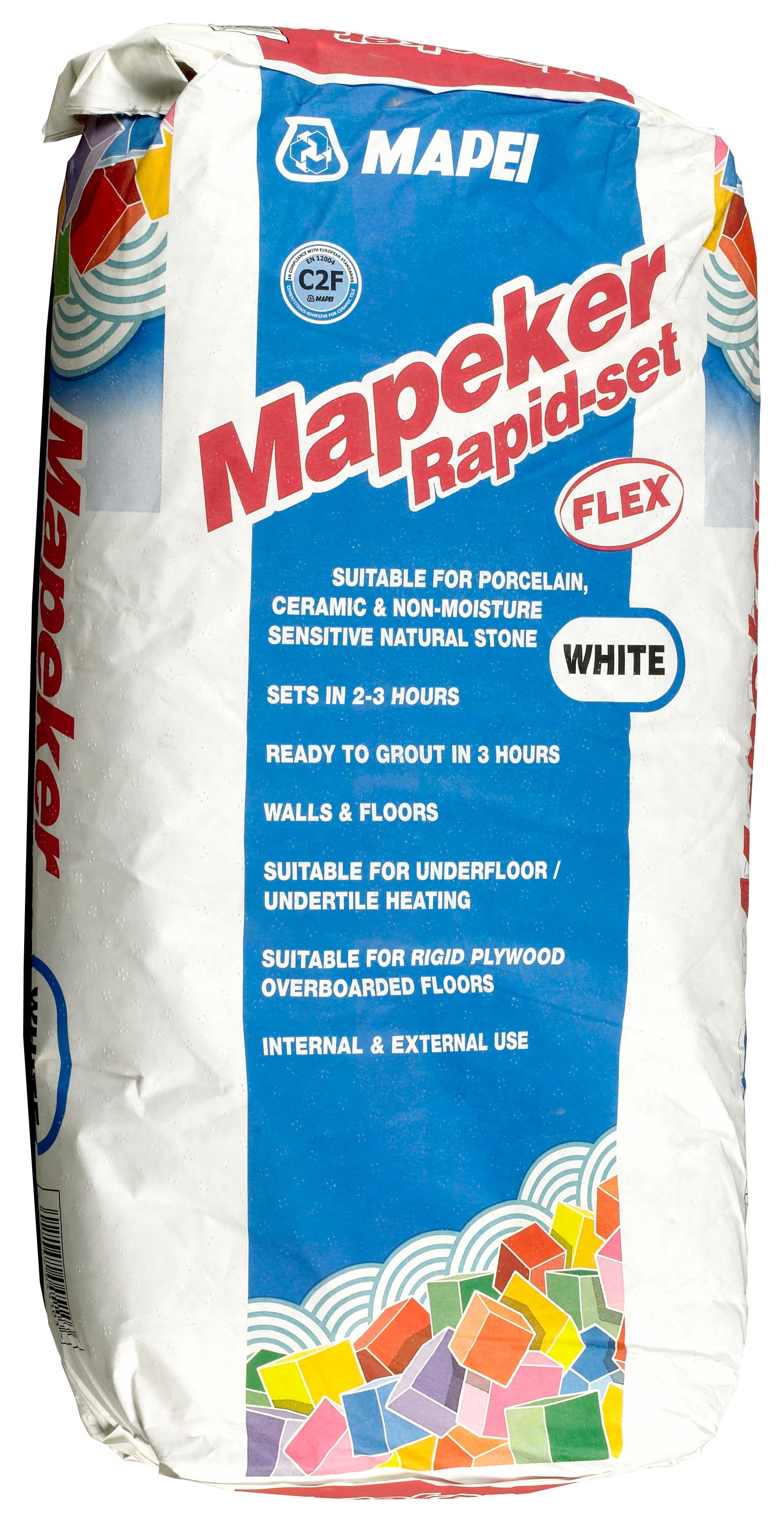 Mapei Mapeker Rapid Set Flexible Tile Adhesive White