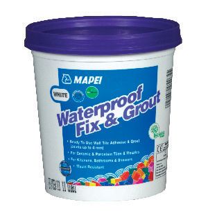 Image of Mapei Waterproof Fix & Grout Ceramic & Porcelain Tile Adhesive 1.5kg