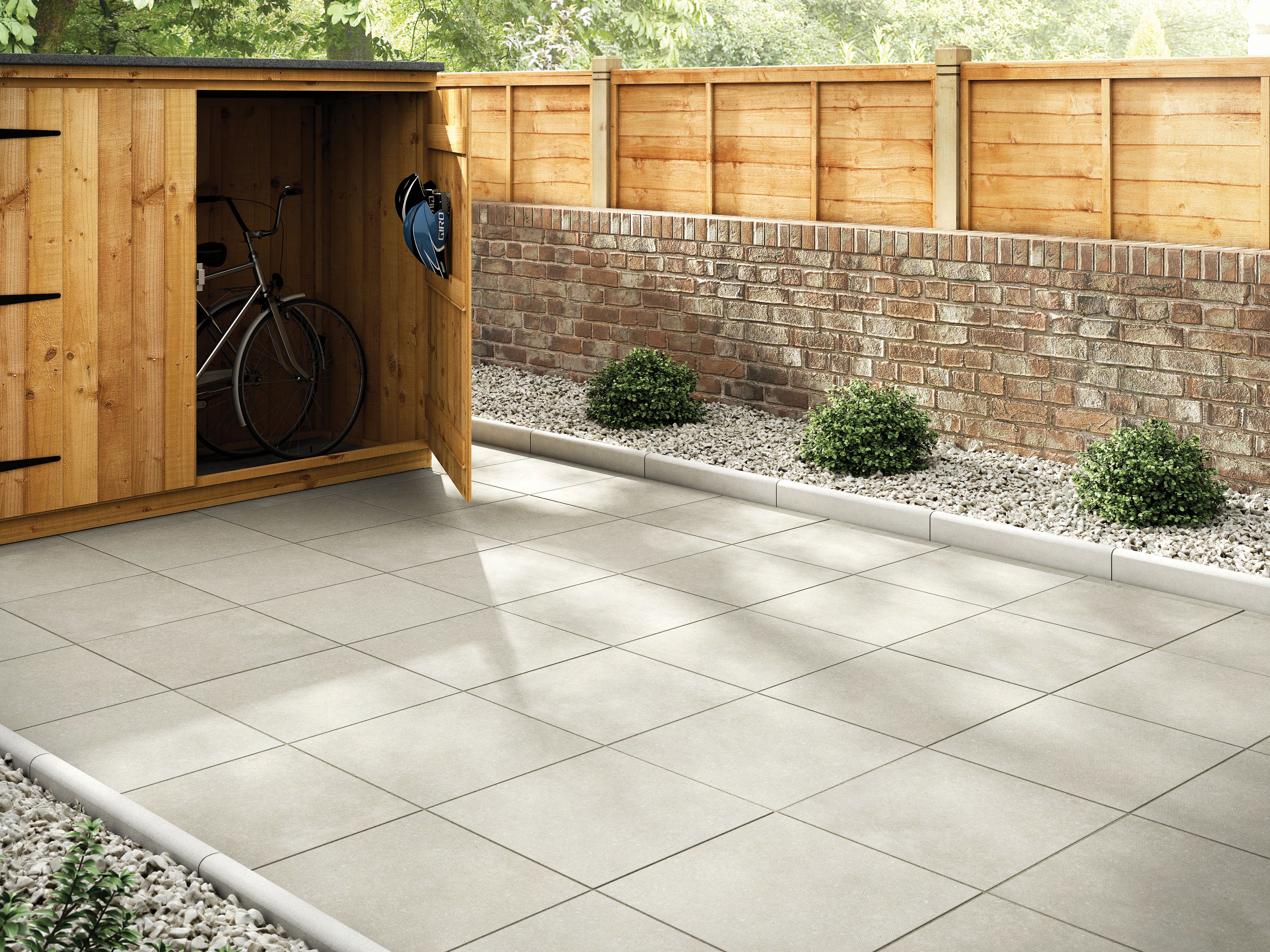 Image of Marshalls Richmond Smooth Natural Paving Slab 450 x 450 x 32 mm