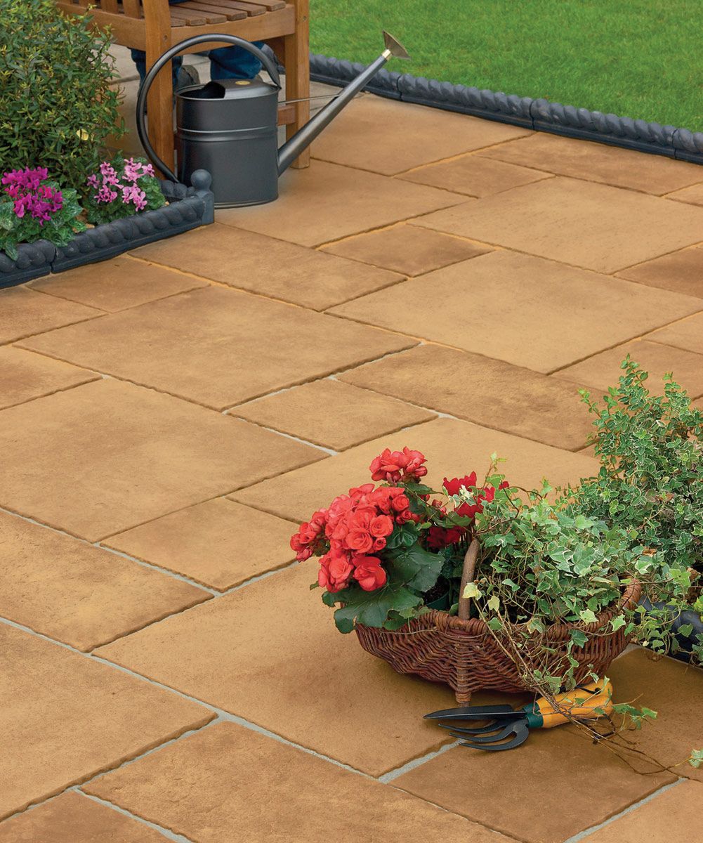 Marshalls Firedstone Sunrise Paving Slab Mixed Size - 5 m2 pack