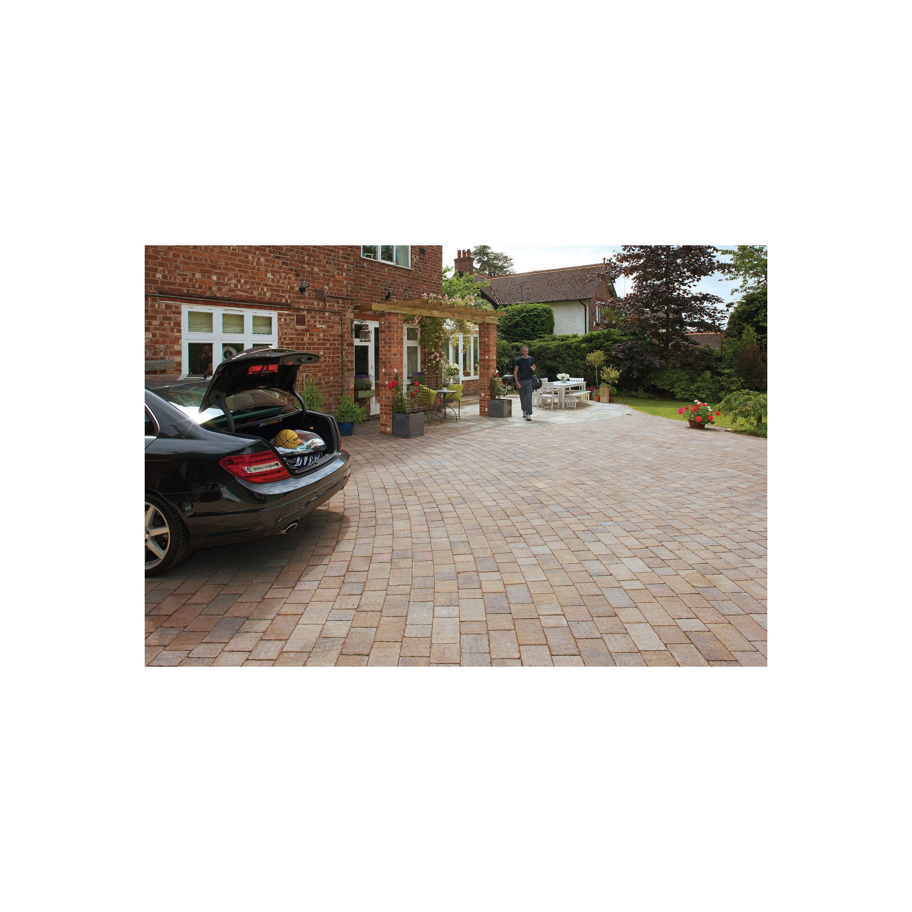 Marshalls Tegula Mixed Size Harvest Driveway Block Paving