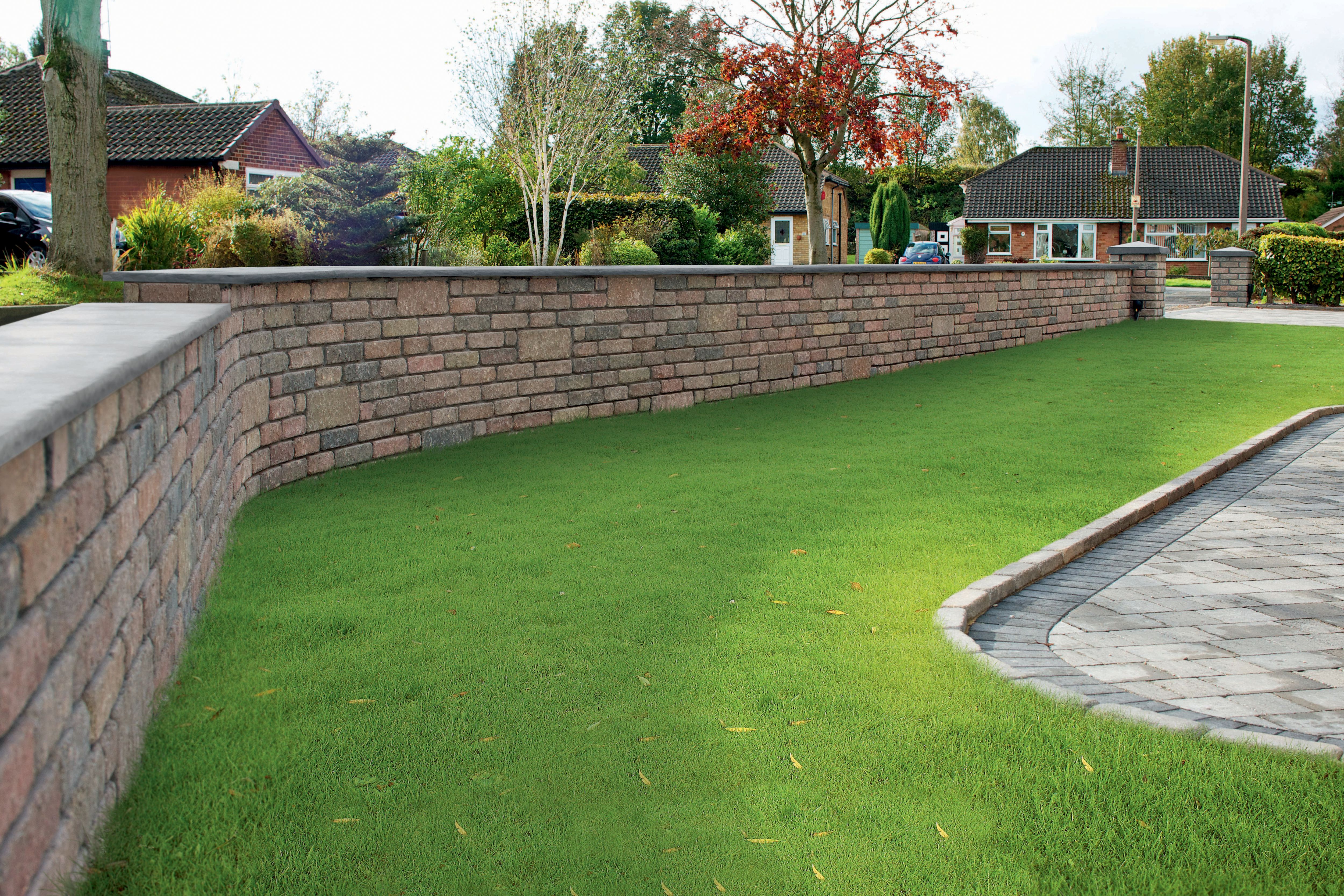 Image of Marshalls Drivesett Tegula Walling - Traditional 300 x 100 x 65mm Pack of 240