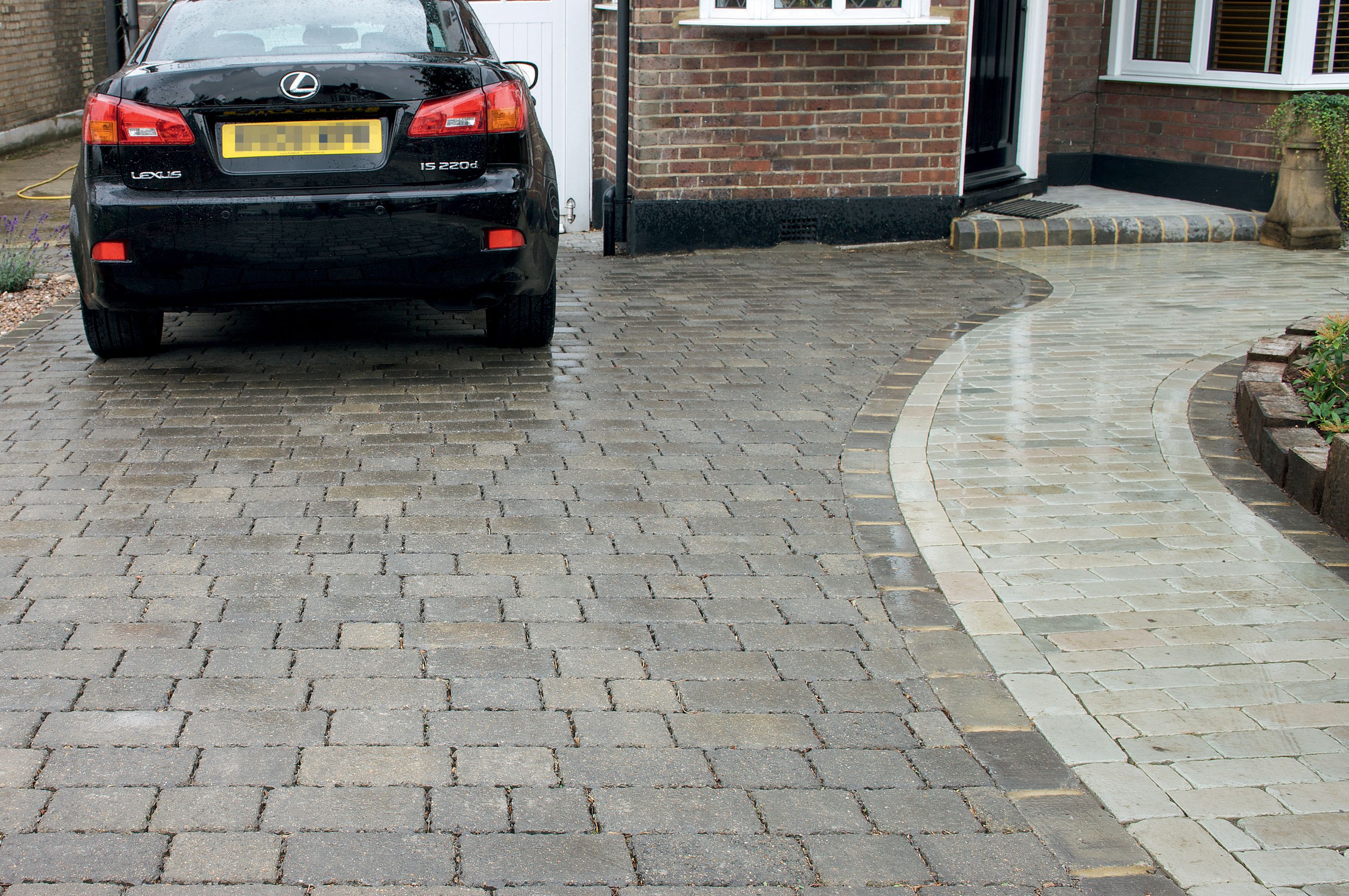 Marshalls Drivesett Tegula Priora Pennant Grey Driveway Block