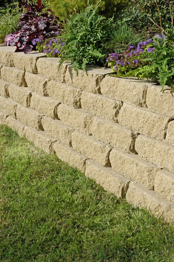 Marshalls Croft Textured Buff Walling Stone - 300 x 170 x 100mm