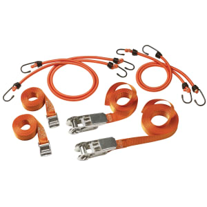 FASTLink House Moving Set: 4 Bungees+ 2 Lashing Straps + 2 Ratchet Tie Downs Endless