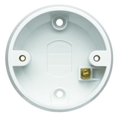 Image of MK Ceiling Switch Mounting Box - White 6A & 16A