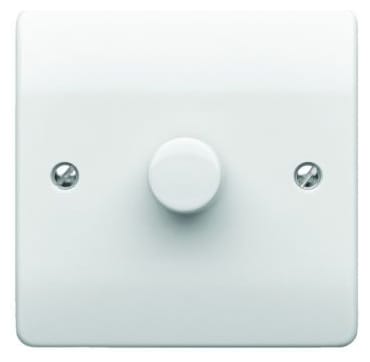 MK Single Dimmer Light Switch 500W Wickes.co.uk