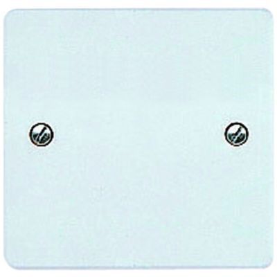 MK Single Blanking Plate - White